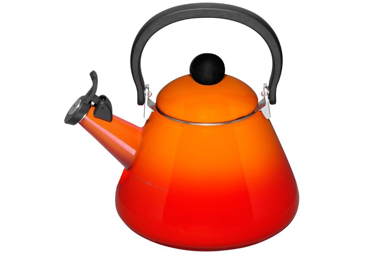 Le Creuset Wasserkessel Kone ofenrot / orange ofenrot / orange 2