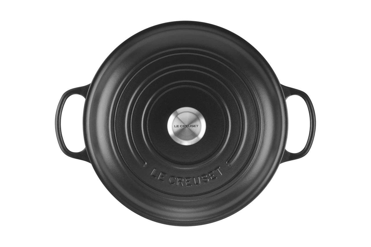Le Creuset Gusseisen Gourmet Profitopf 30 cm schwarz schwarz 2