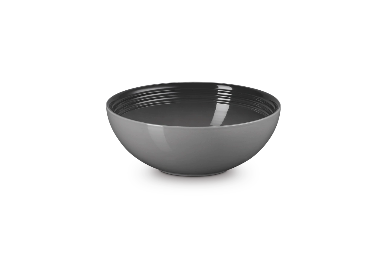 Le Creuset Keramik Salatschüssel 24 cm flint flint / grau 1