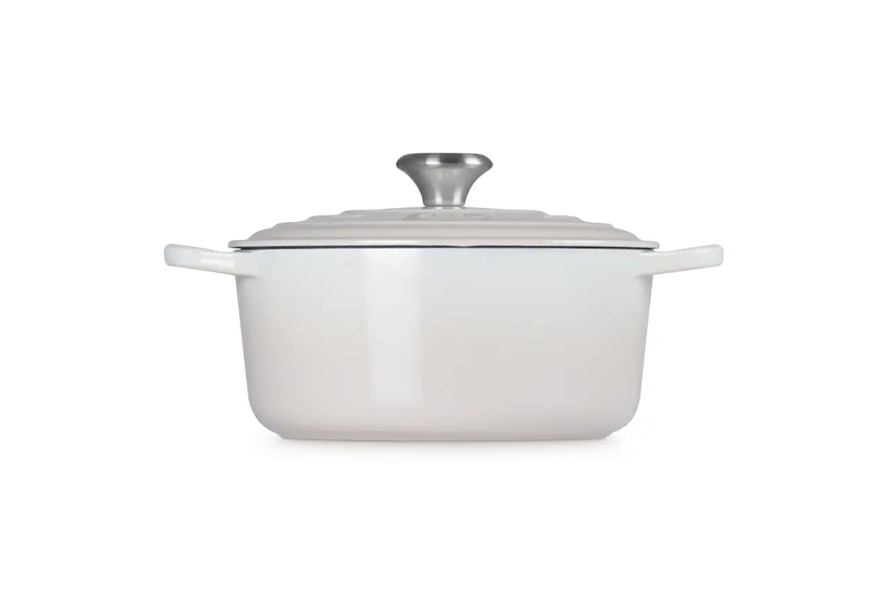 Le Creuset Gusseisen Topf 24 cm meringue / creme 3