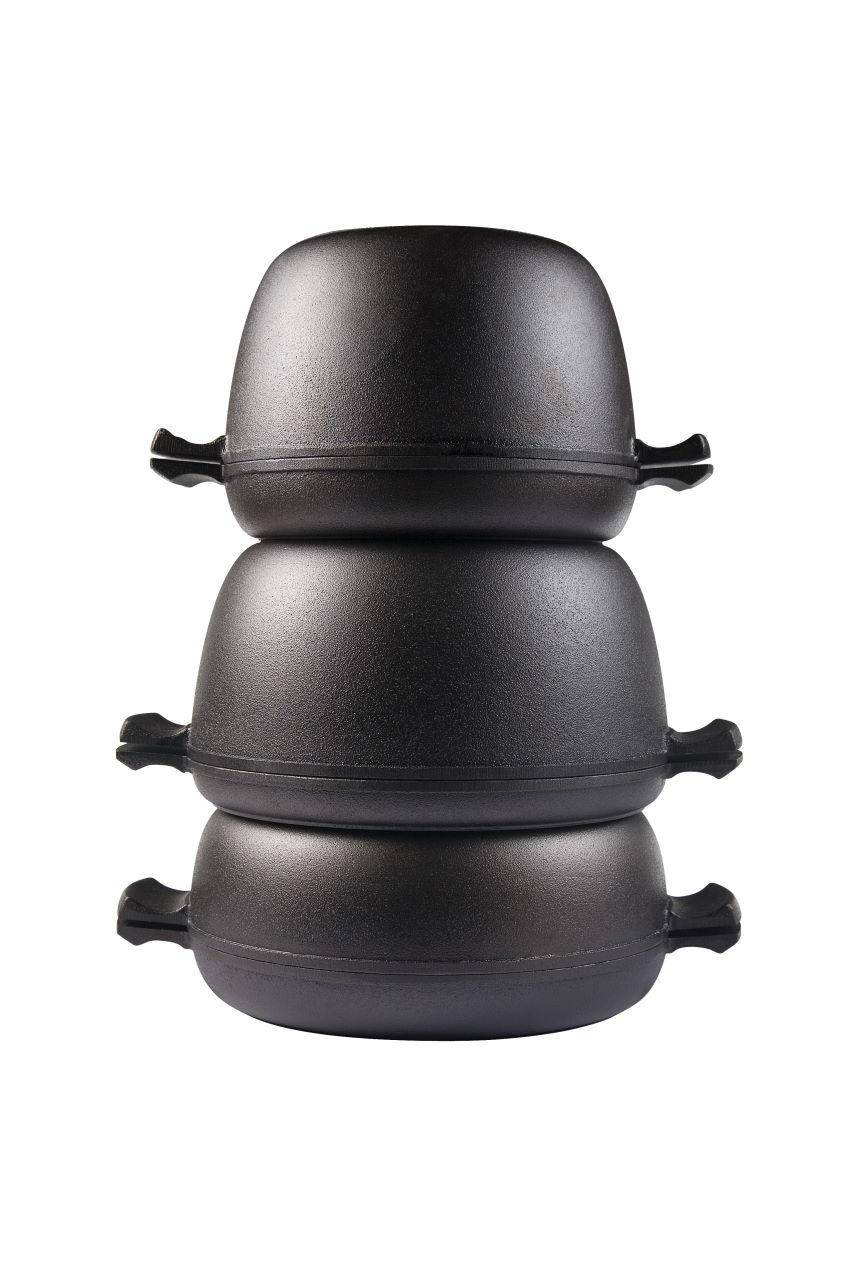 Skeppshult Gusseisen Topf und Pfannen Set