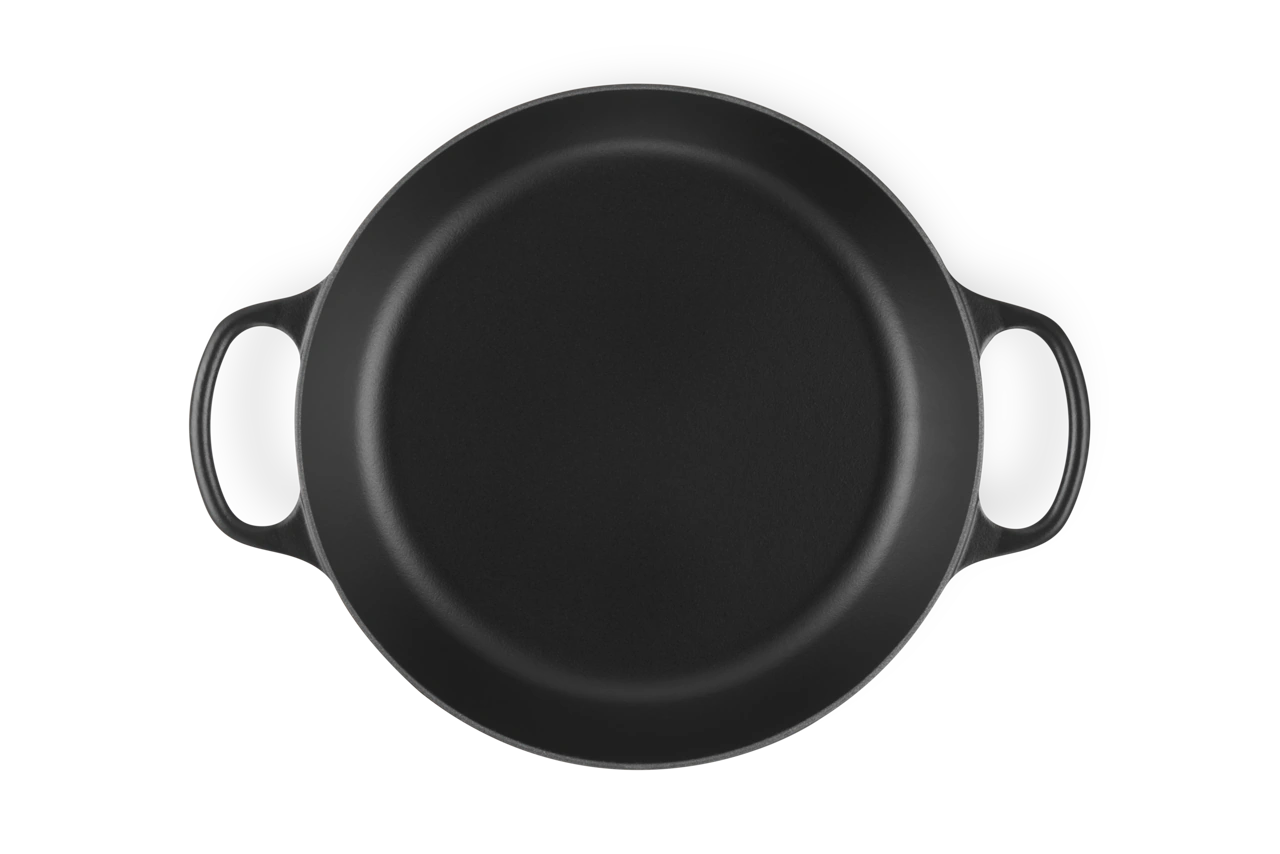 Le Creuset Gusseisen Gourmet Profitopf 30 cm schwarz schwarz 3