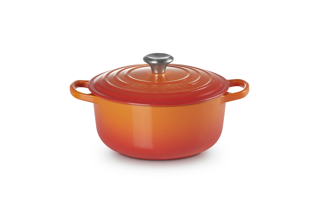 Le Creuset Gusseisen Topf 20 cm ofenrot / orange ofenrot / orange 2