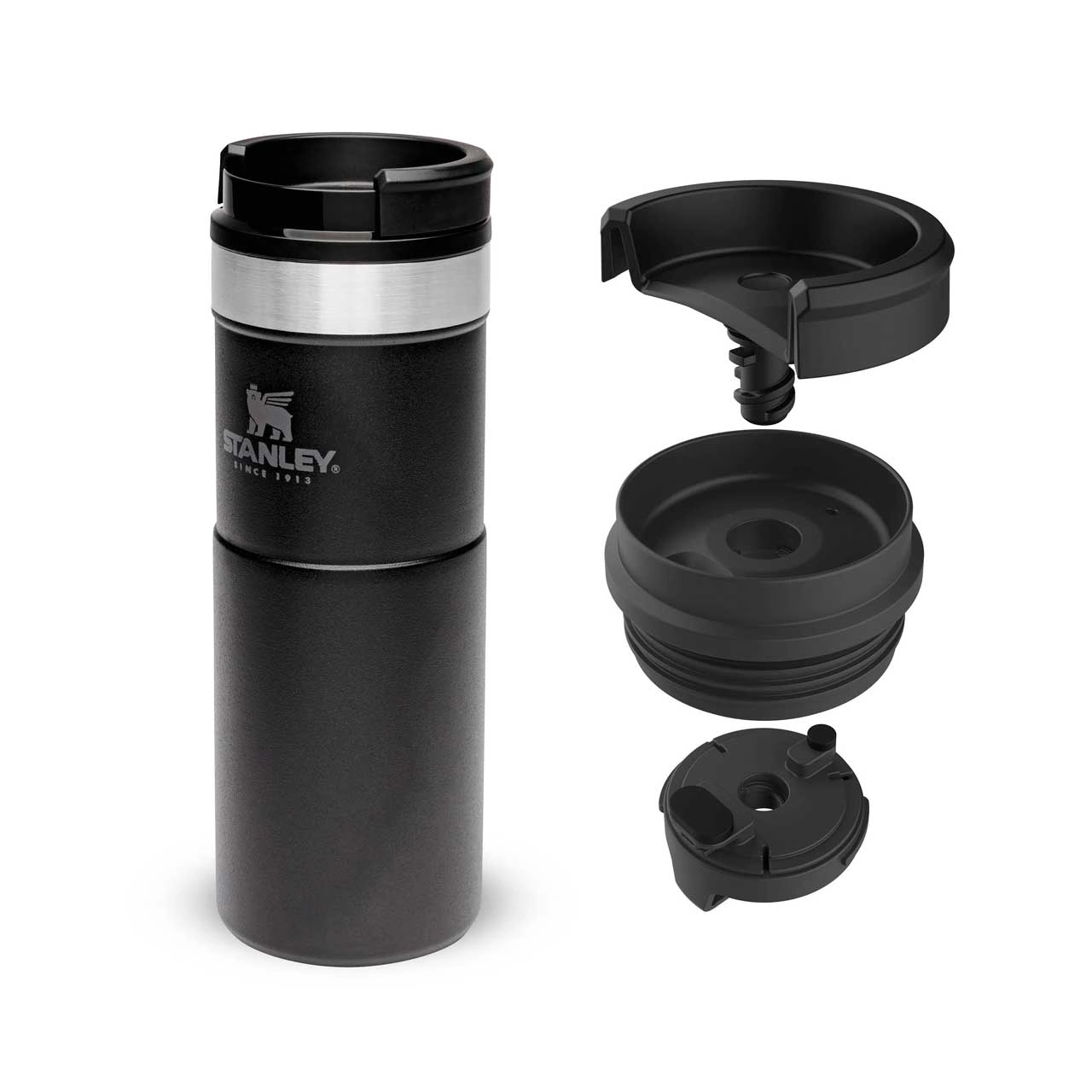 Stanley Classic Neverleak Travel Mug 0,47 l schwarz 2