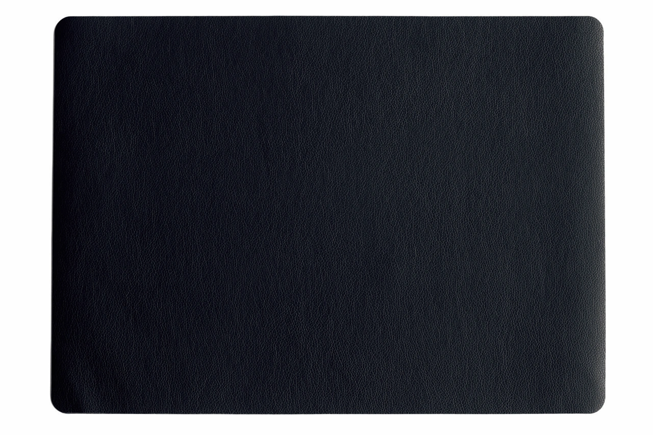 ASA Tischset in Lederoptik schwarz 1