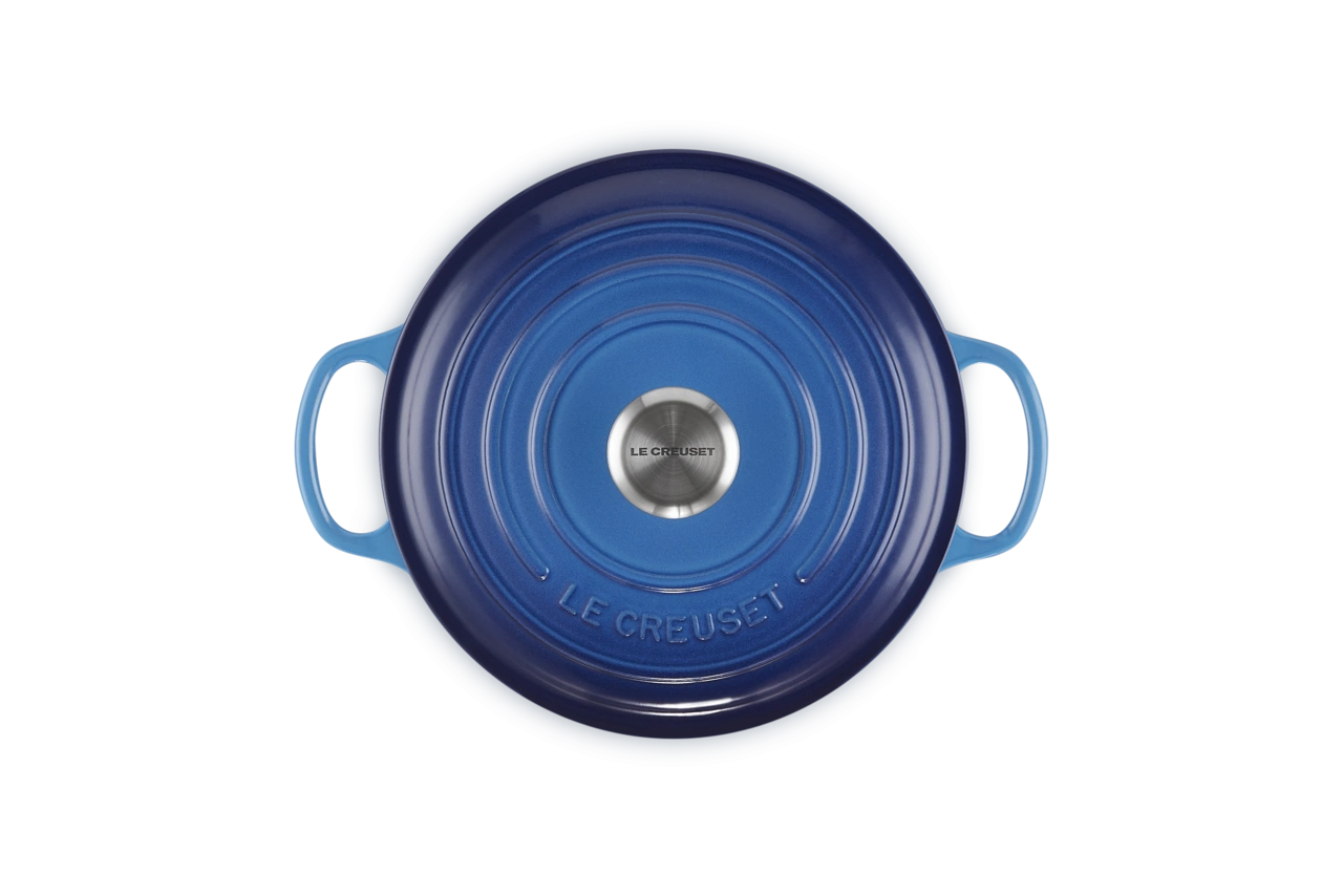 Le Creuset Gusseisen Topf 20 cm azure / blau azure / blau 4