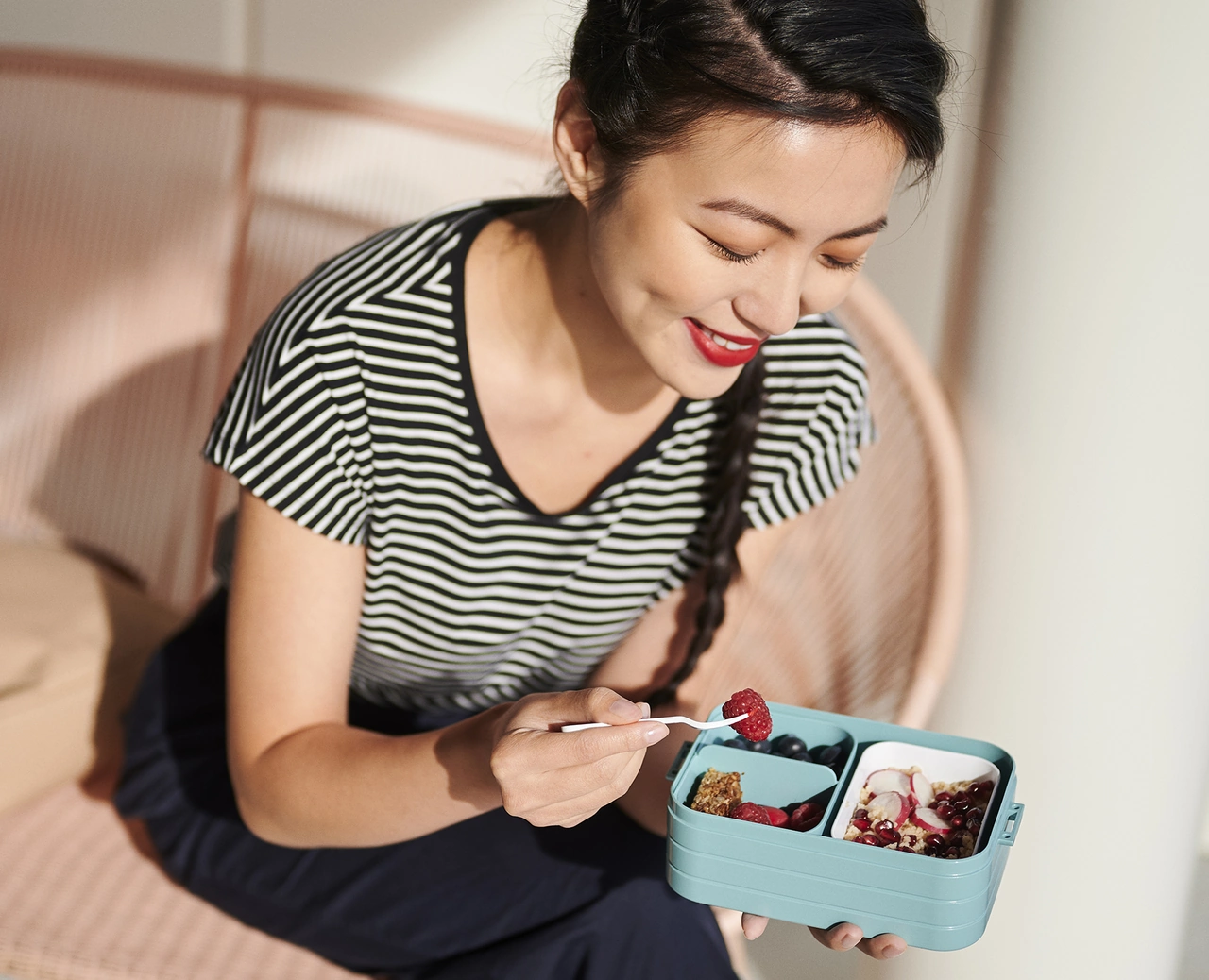 Mepal Bento Lunchbox Take a Break midi nordic black / schwarz 3