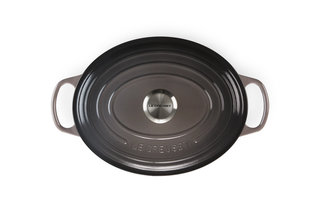 Le Creuset Gusseisen Bräter oval 29 cm flint flint / grau 2