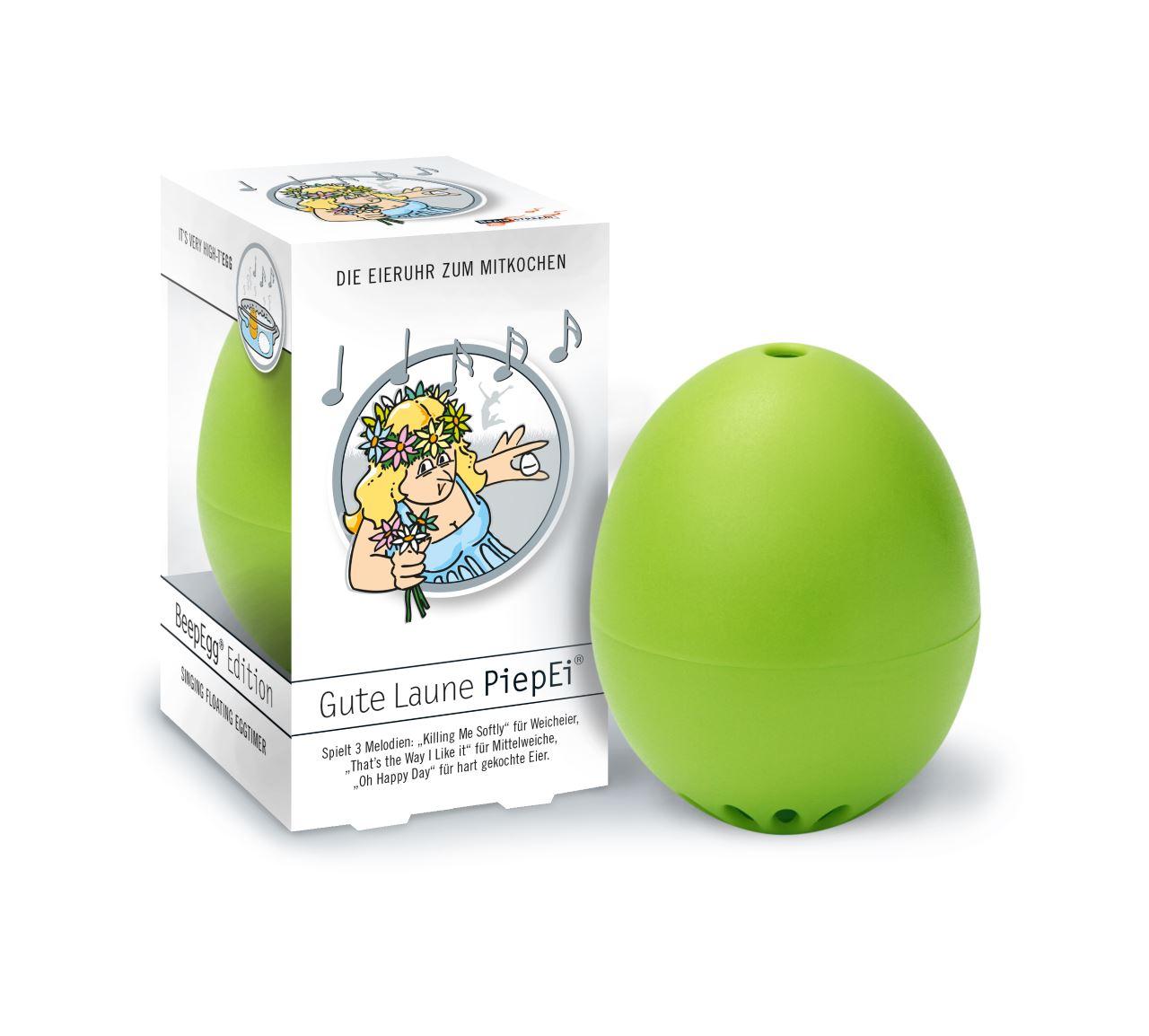 Brainstream Eieruhr Gute Laune Piep Ei hellgrün 1