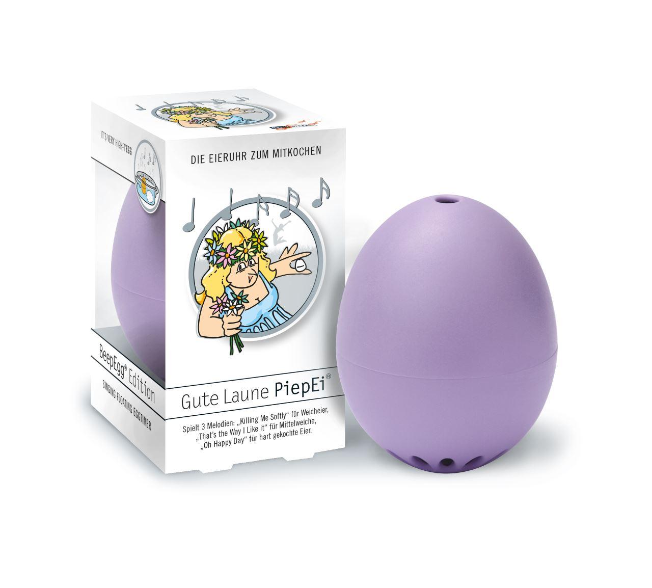 Brainstream Eieruhr Gute Laune Piep Ei lila 1