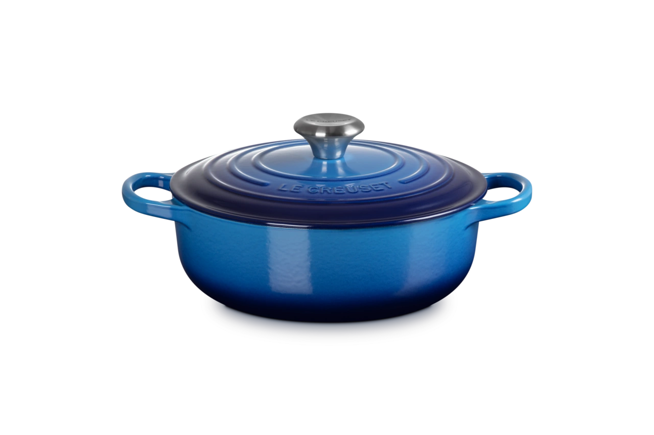 Le Creuset Sauteuse 24 cm azure / blau azure / blau 5