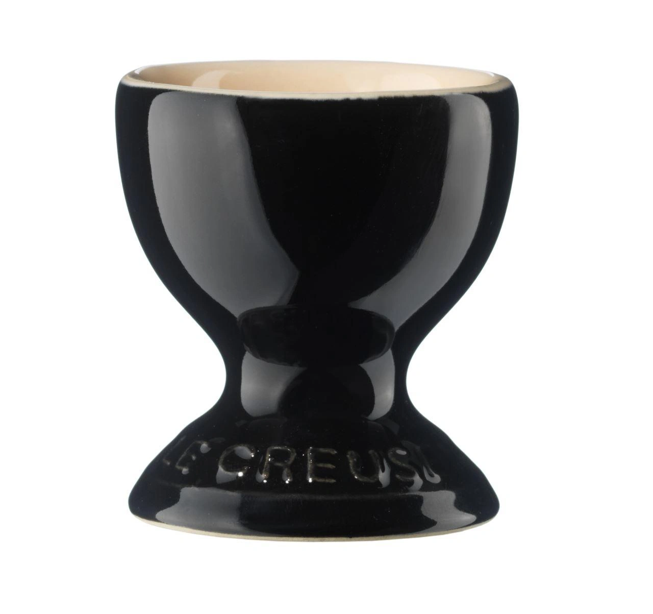 Le Creuset Eierbecher schwarz schwarz 1