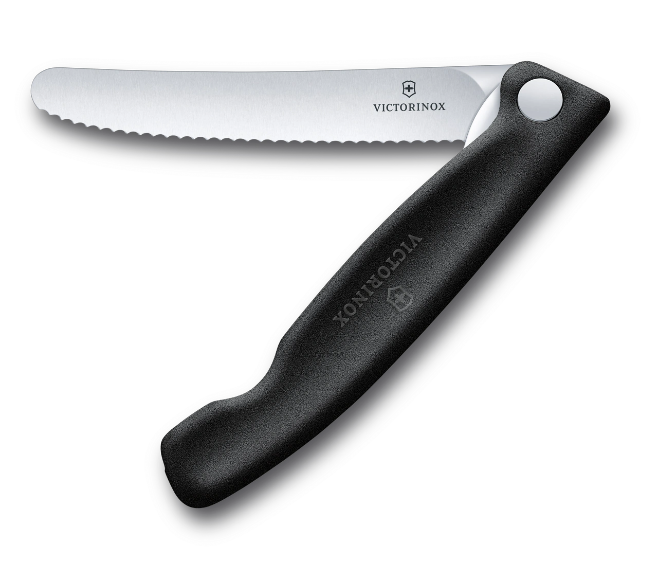 Victorinox Wellenschliff Klapp-Messer schwarz schwarz 1