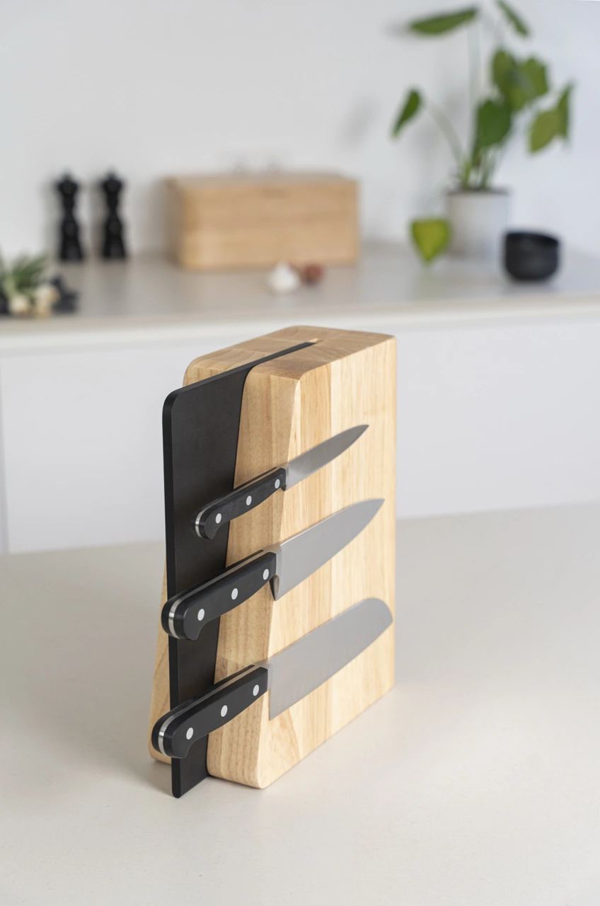 Continenta Messerblock magnetisch mit Duracore Schneidbrett 6