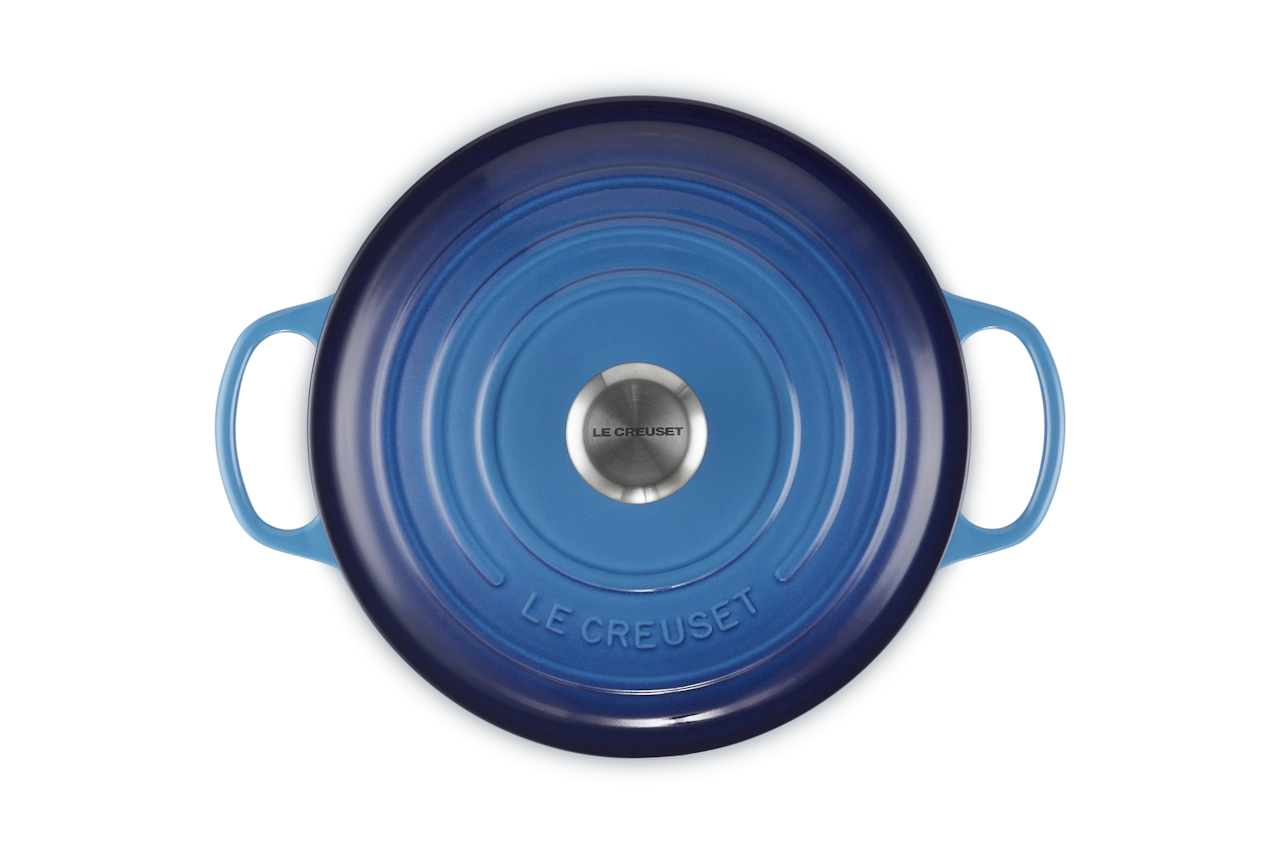 Le Creuset Gusseisen Topf 26 cm azure / blau azure / blau 4