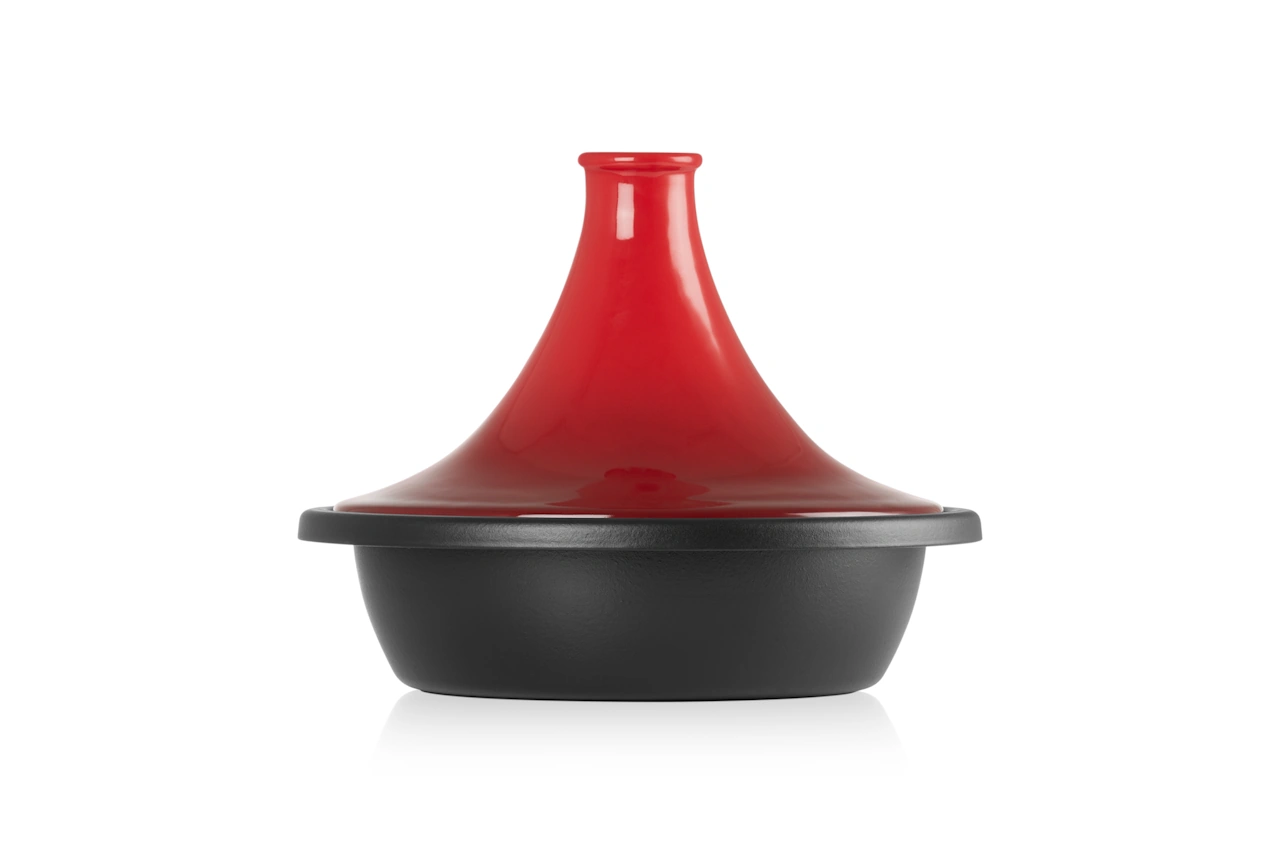 Le Creuset Tagine - Schmortopf mit Rezeptheft kirschrot 7