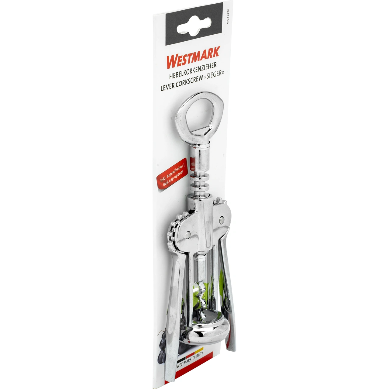 Westmark Korkenzieher mit Kapselheber 4