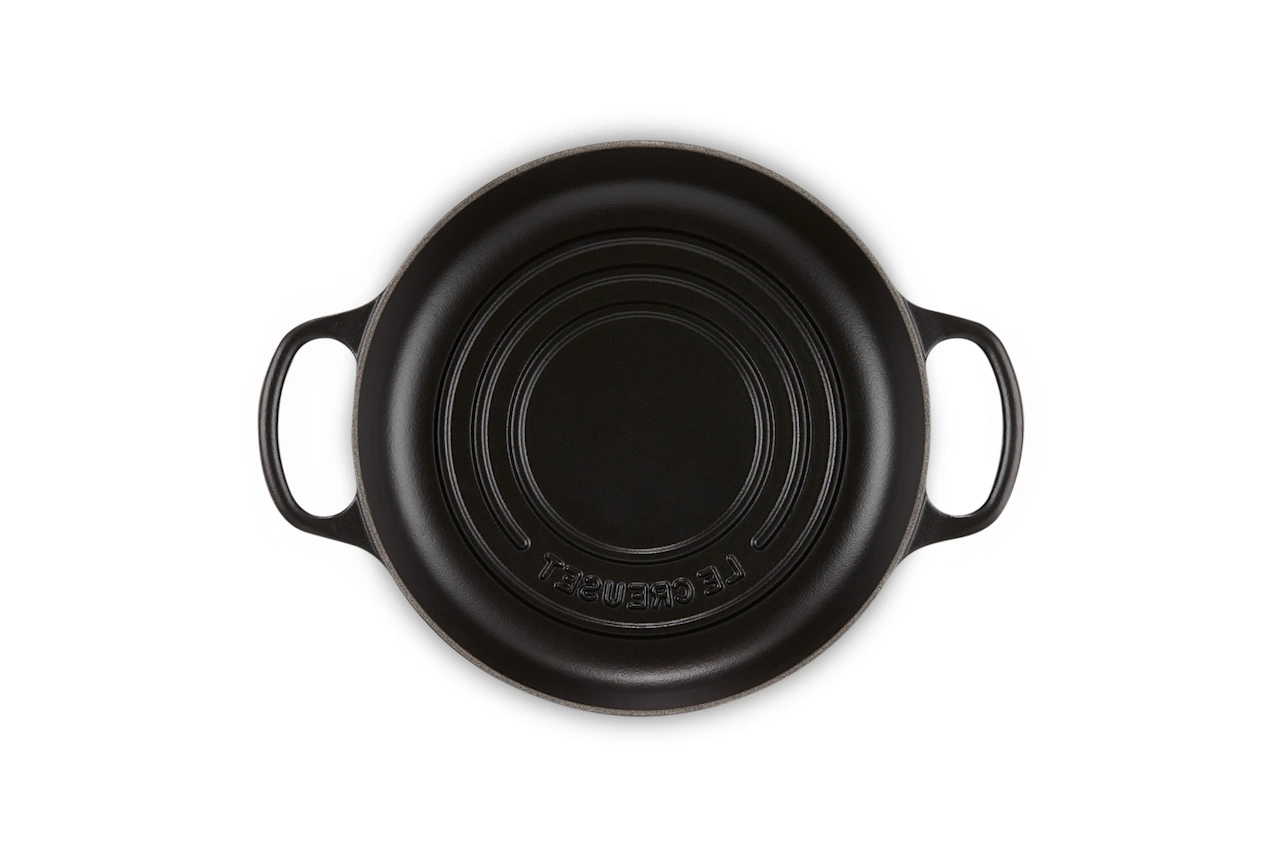 Le Creuset Gusseisen Brot Bräter schwarz 5