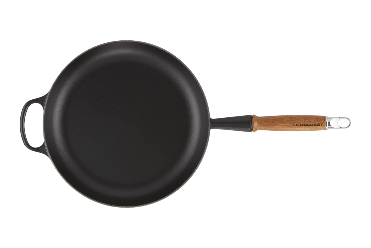 Le Creuset Gusseisen Bratpfanne 28 cm schwarz 3