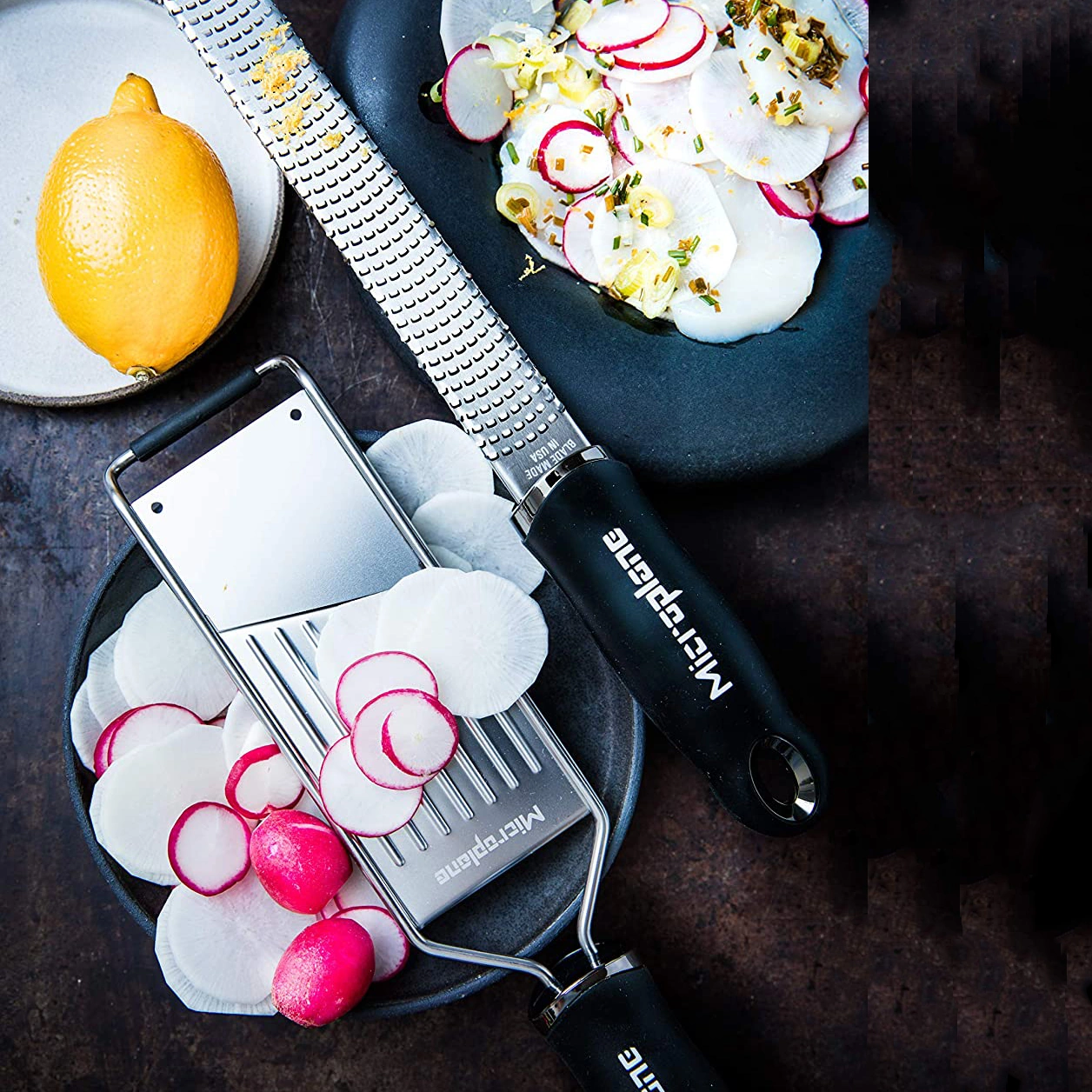 Microplane Gourmet Reiben Set mit Schutzhandschuh 5
