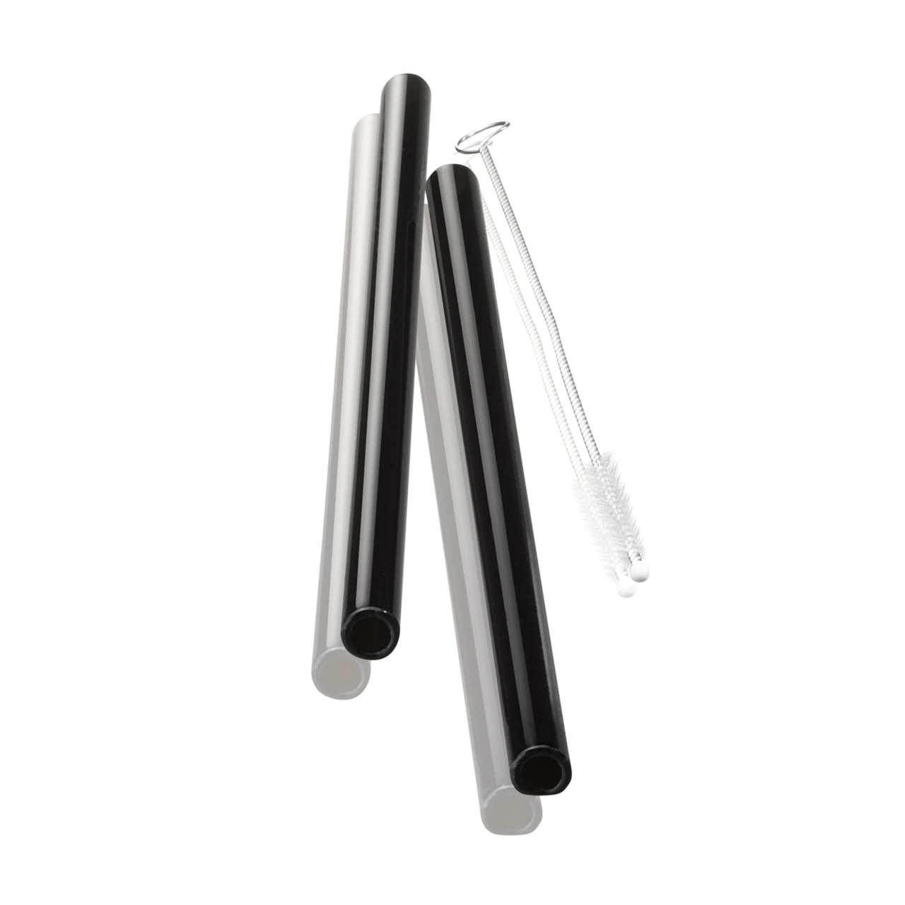 Gefu Glastrinkhalme 4er Set schwarz 2