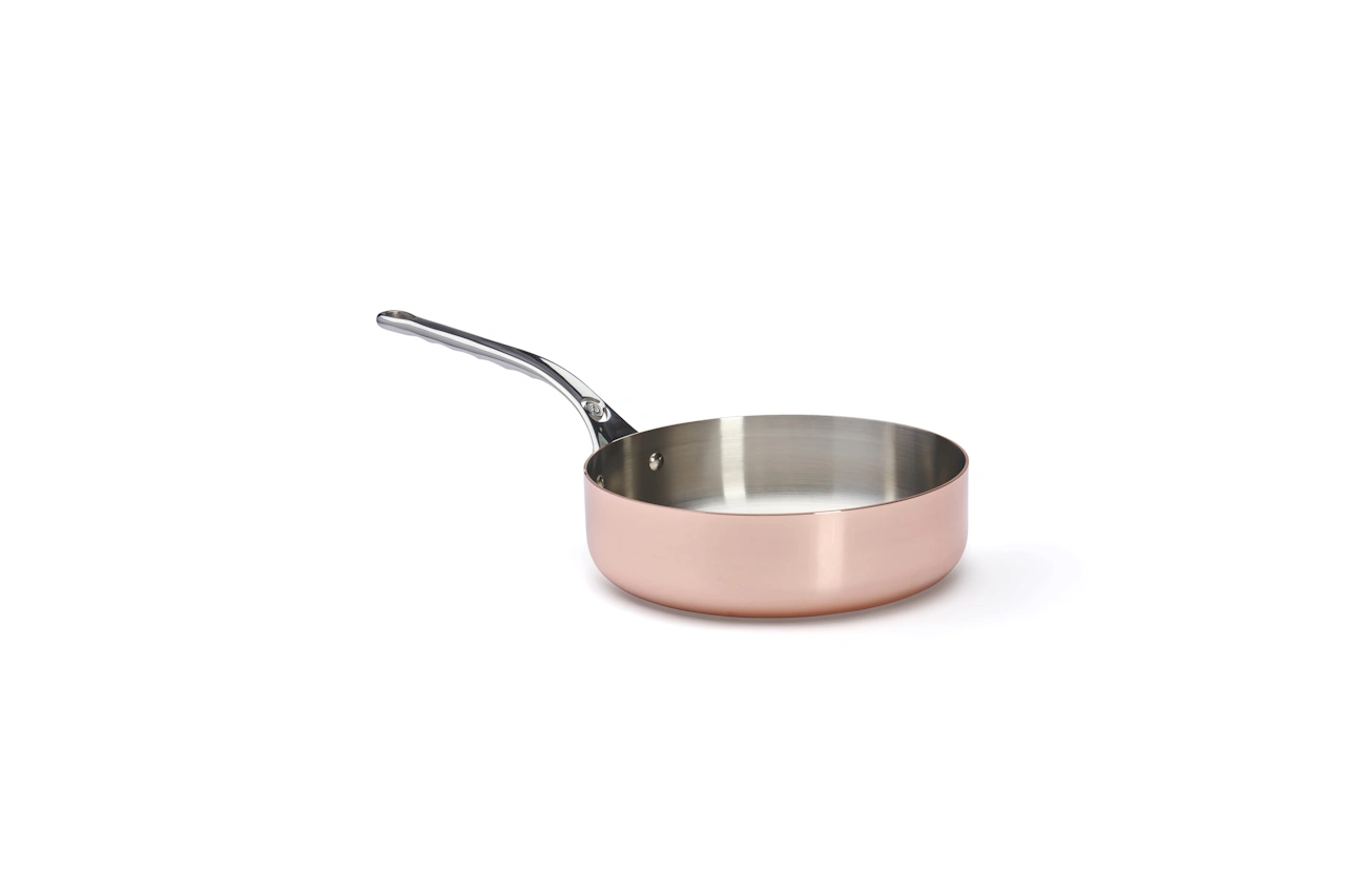 De Buyer Kupfer Sauteuse Induktion 24 cm 2