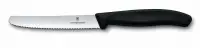 Victorinox Wellenschliff Messer schwarz