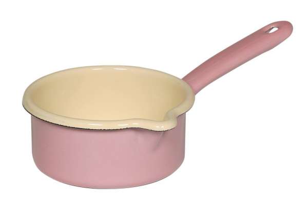 Riess Emaille Stieltopf 12 cm rosa
