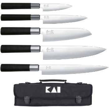 Kai Wasabi Messerset mit Messertasche