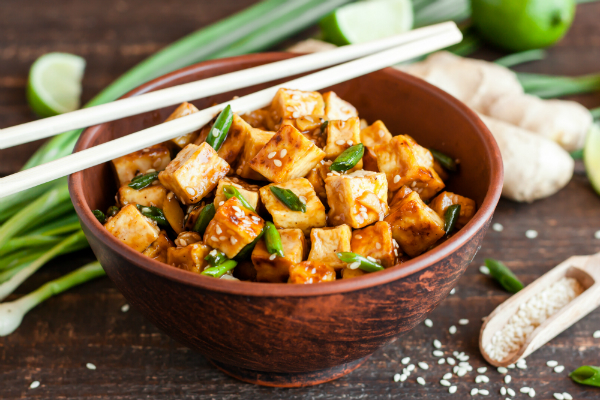 Tofu ist kalorienarmes und leichtes Powerfood