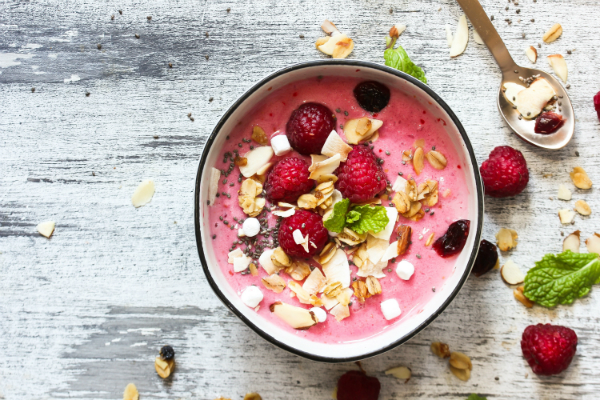 Himbeer-Smoothie-Bowl
